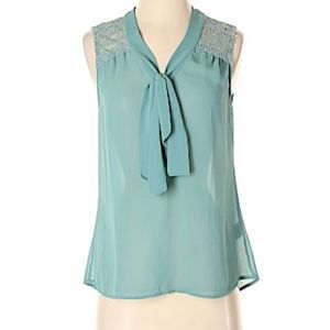 Comme Toi sheer blouse